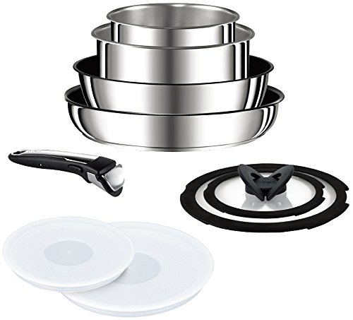 【新品未開封・送料タダ】ティファール　ステンレス・IHエクセレンス9点セット ティファール インジニオ・ネオ IHステンレス エクセレンス セット9